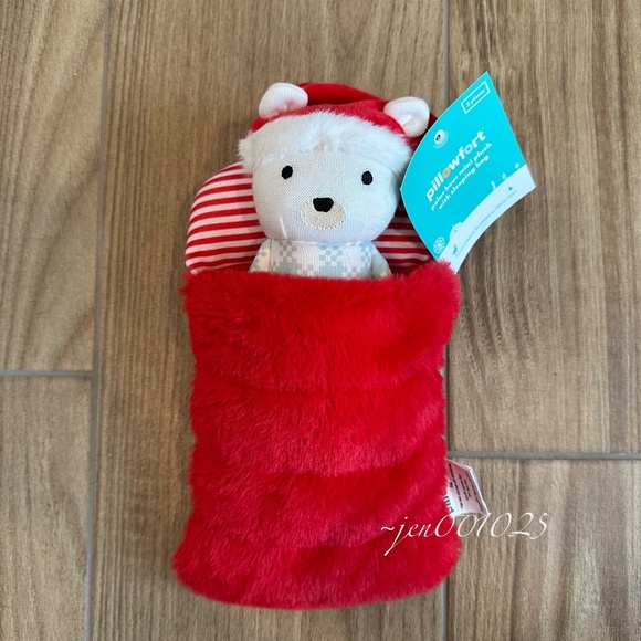 Pillowfort Polar Bear Mini Plush with Sleeping Bag - Picture 11 of 11